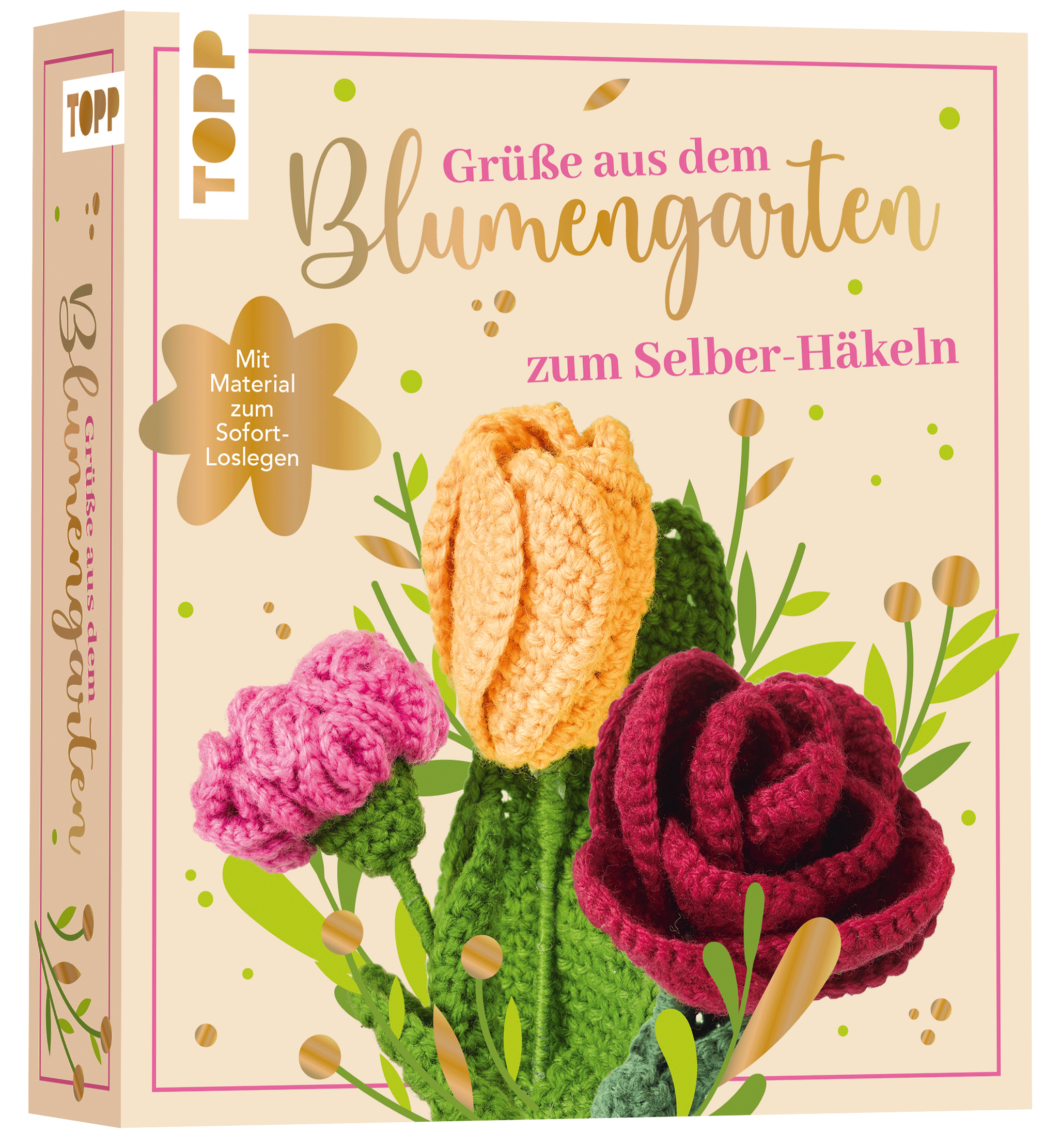 Grüße aus dem Blumengarten. Zum Selber-Häkeln