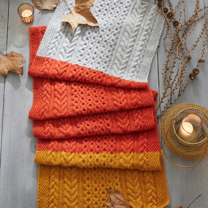 Gemeinsame Strickzeit - Maxi-Schal stricken - Anleitungen von Tanja Steinbach und Kerstin Balke