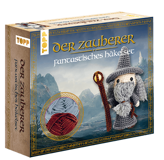 Fantastisches Häkelset Zauberer