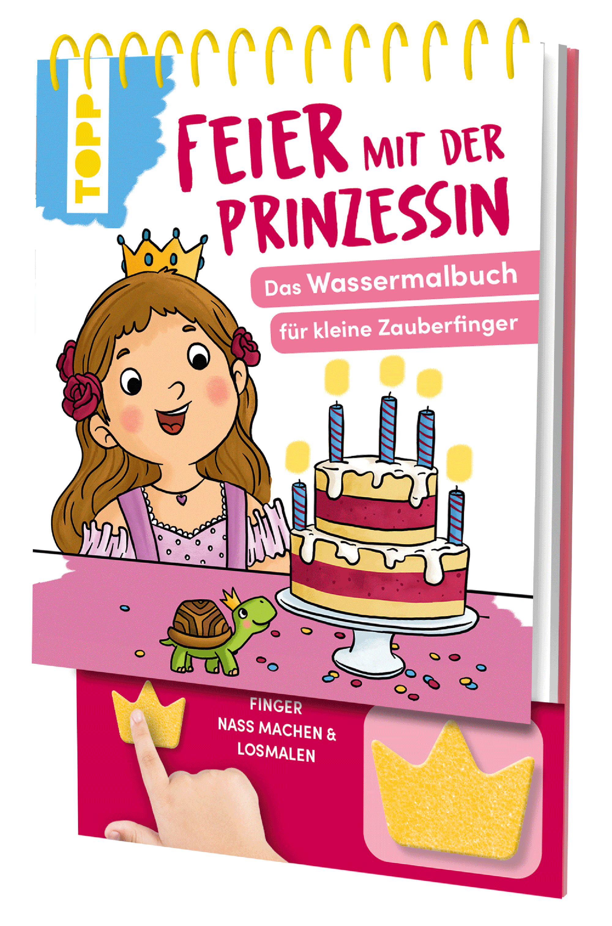 Feier mit der Prinzessin. Das Wassermalbuch zum Mitmachen