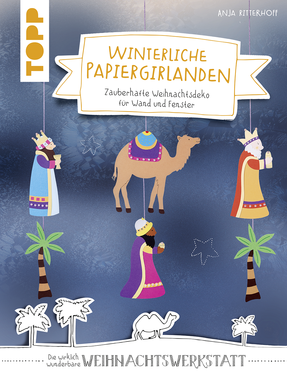 Winterliche Papiergirlanden