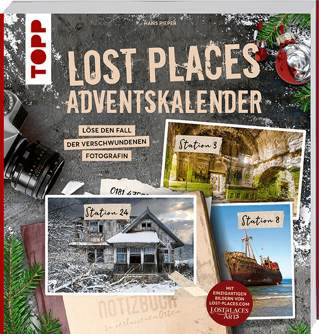 Lost Places Adventskalender - Folge den Spuren der verschwundenen Fotografin
