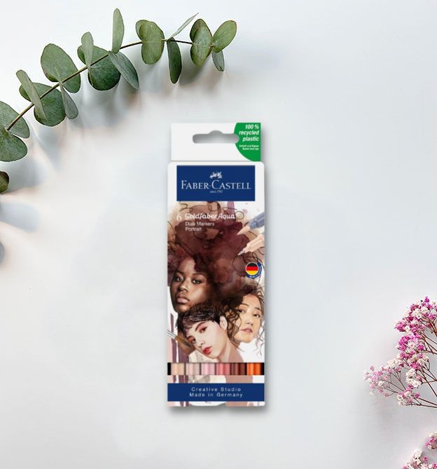 Goldfaber Stifte von Faber-Castell zum Porträt zeichnen lernen