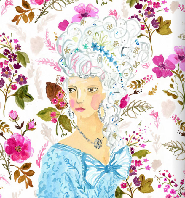 Illustration Marie Antoinette - Koenigin von Frankreich