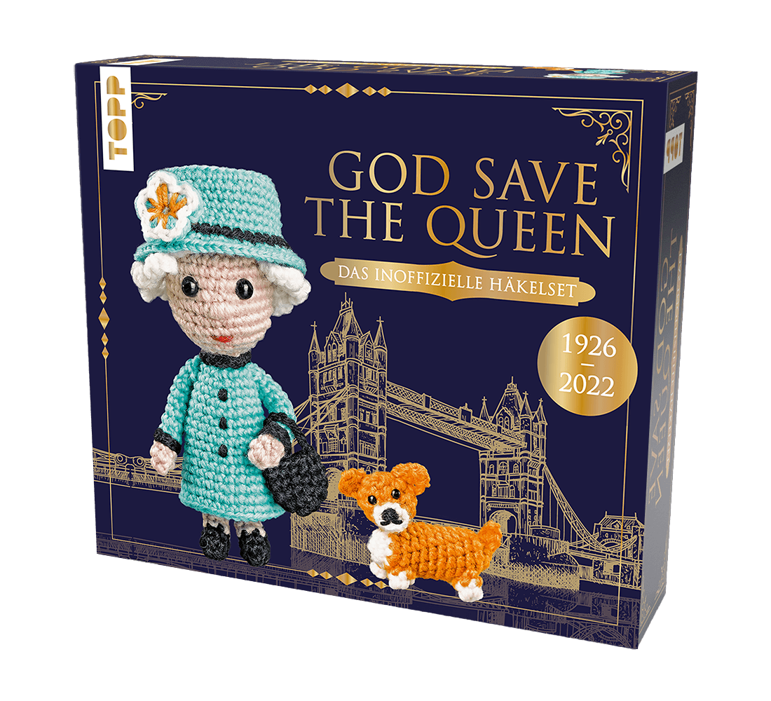 Häkelset God save the Queen