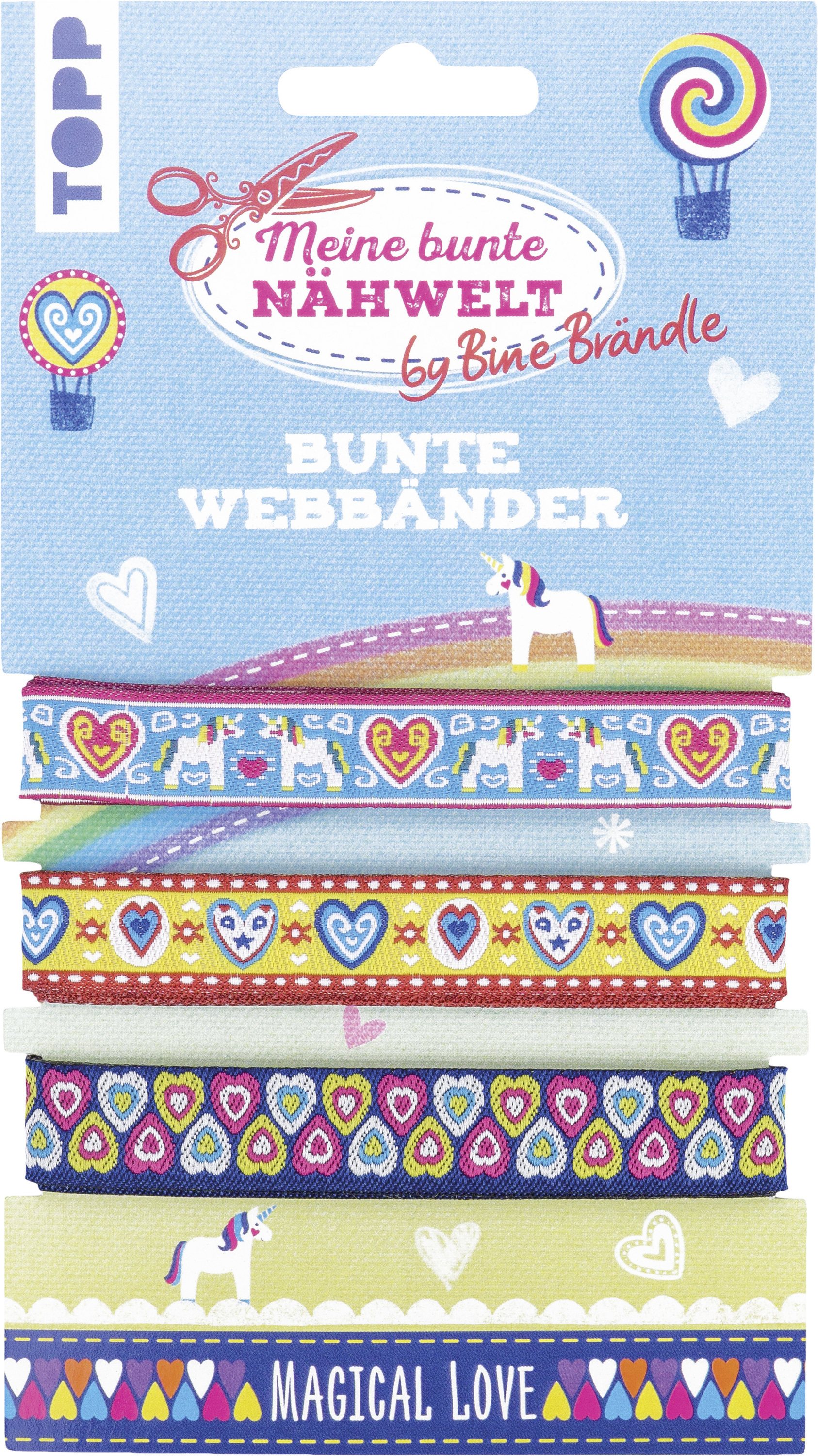 Bine Brändle Bunte Webbänder Magical Love