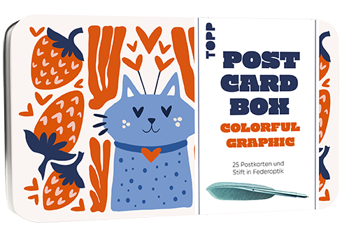 Postcard Box - Colorful Graphic