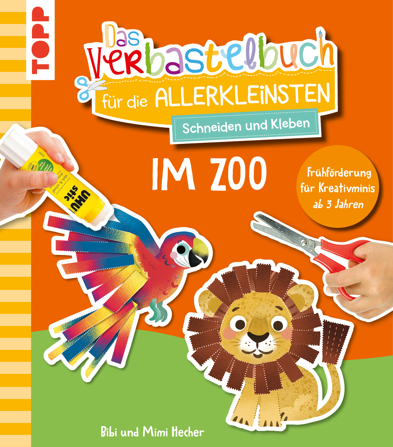 Das Verbastelbuch für die Allerkleinsten. Schneiden und Kleben. Zootiere