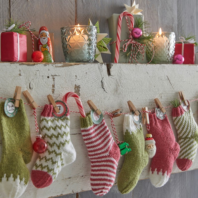 Gemeinsame Strickzeit - Adventskalender stricken - Anleitungen von Tanja Steinbach und Kerstin Balke