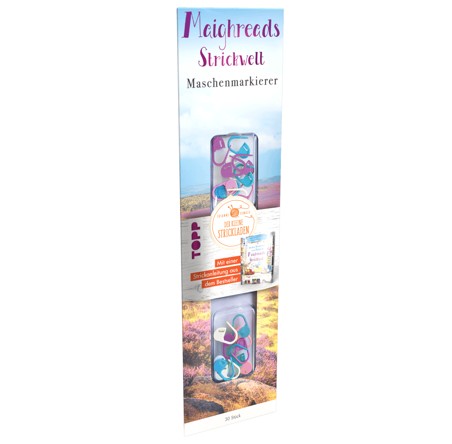 Der kleine Strickladen - Maighreads Maschenmarkierer. Mit Strickanleitung für eine Mütze und Handstulpen