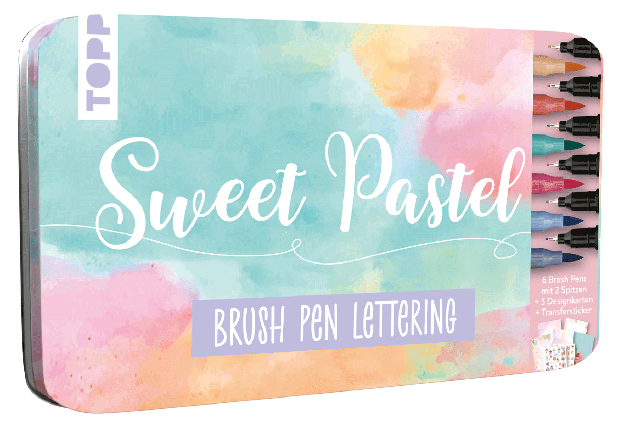 Brush Pen Lettering Designdose Sweet Pastel 