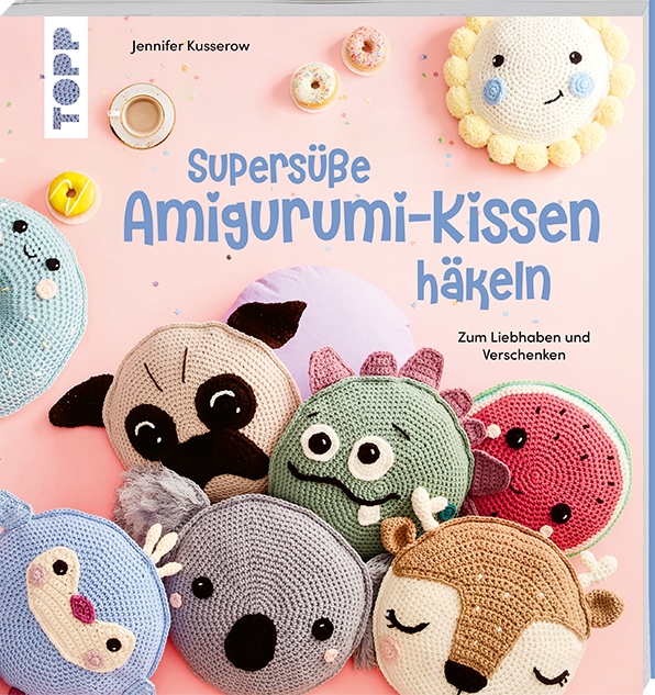 Supersüße Amigurumi-Kissen häkeln