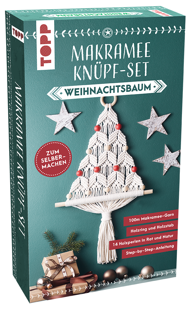 Makramee Knüpf-Set Weihnachtsbaum