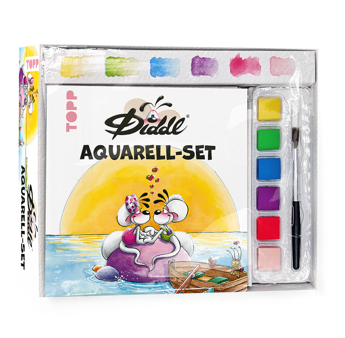 Die bunte Welt von DIDDL und seinen Freunden - Das kleine Aquarell-Set