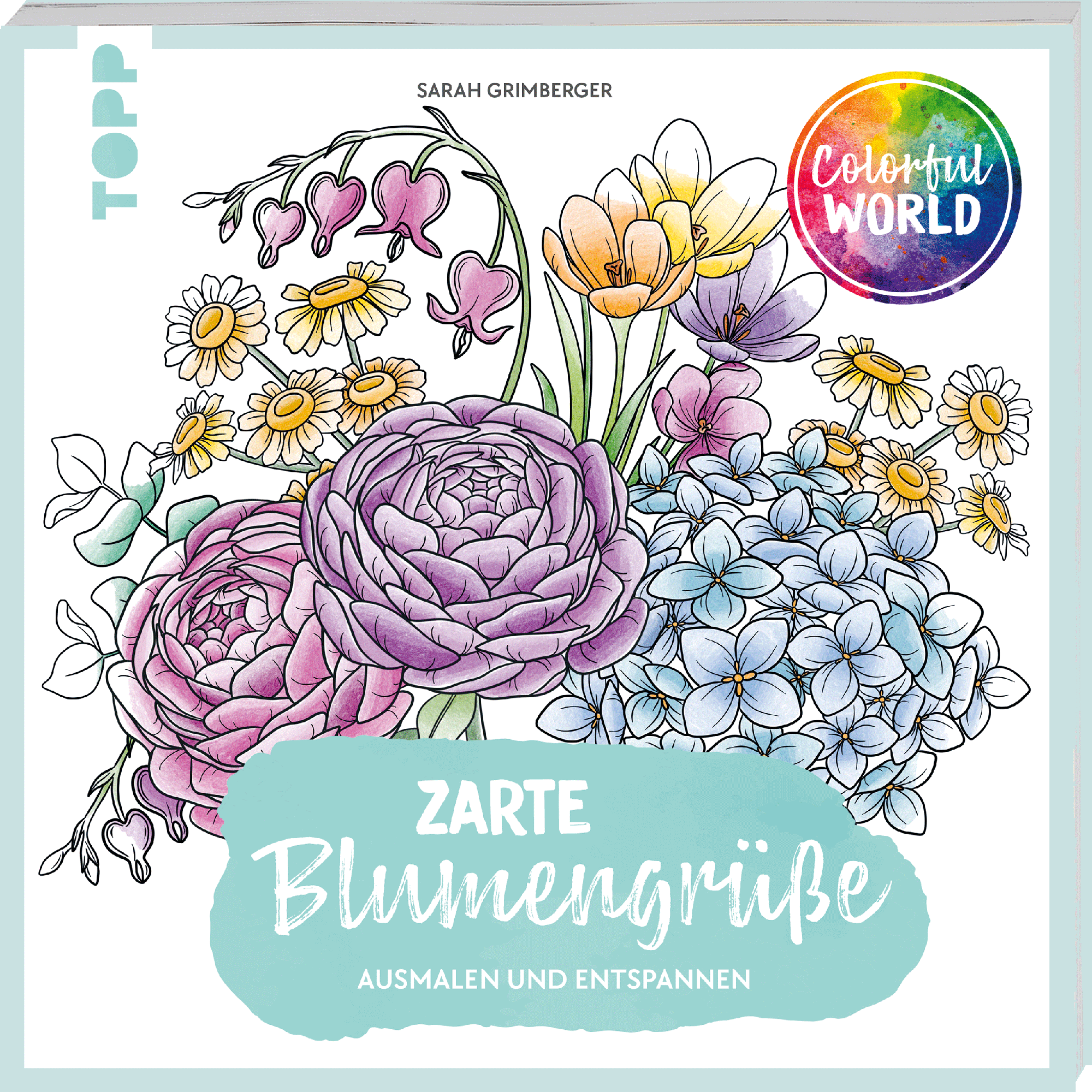 Colorful World - Zarte Blumengrüße