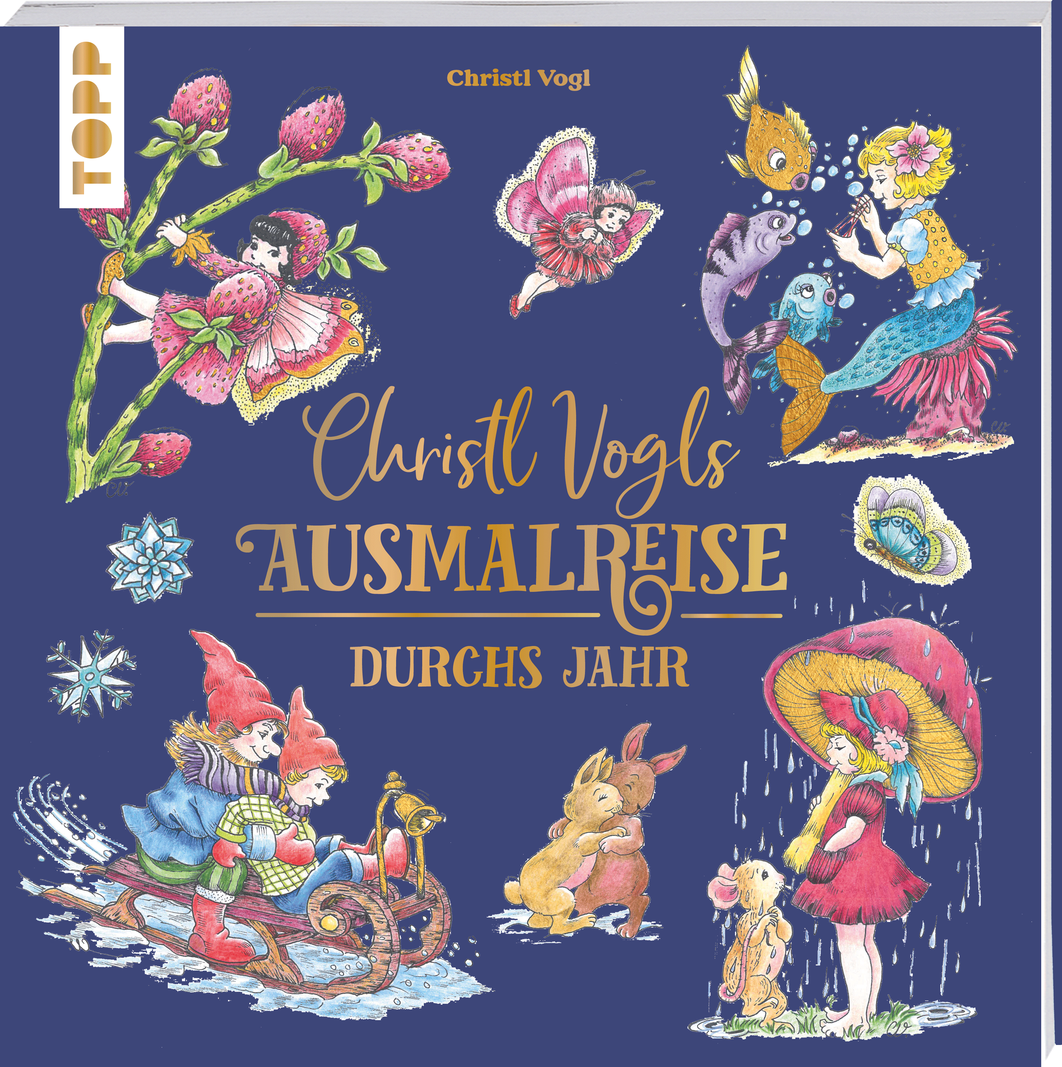 Christl Vogls Ausmalreise - Durchs Jahr