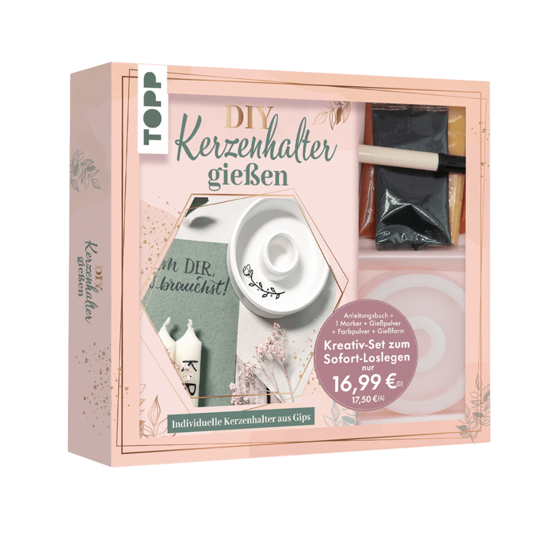 Kreativ-Set - Kerzenhalter gießen 