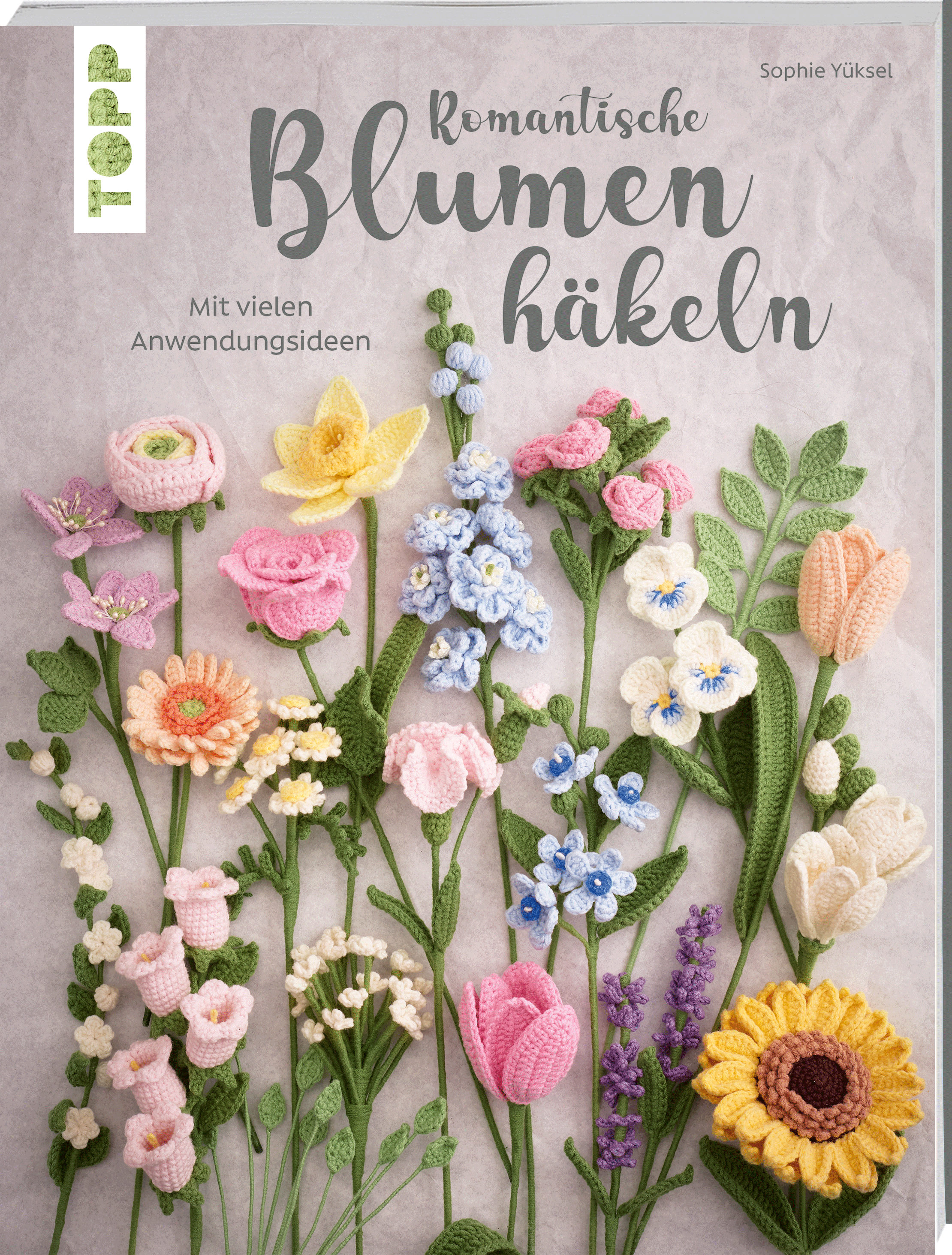 Romantische Blumen häkeln