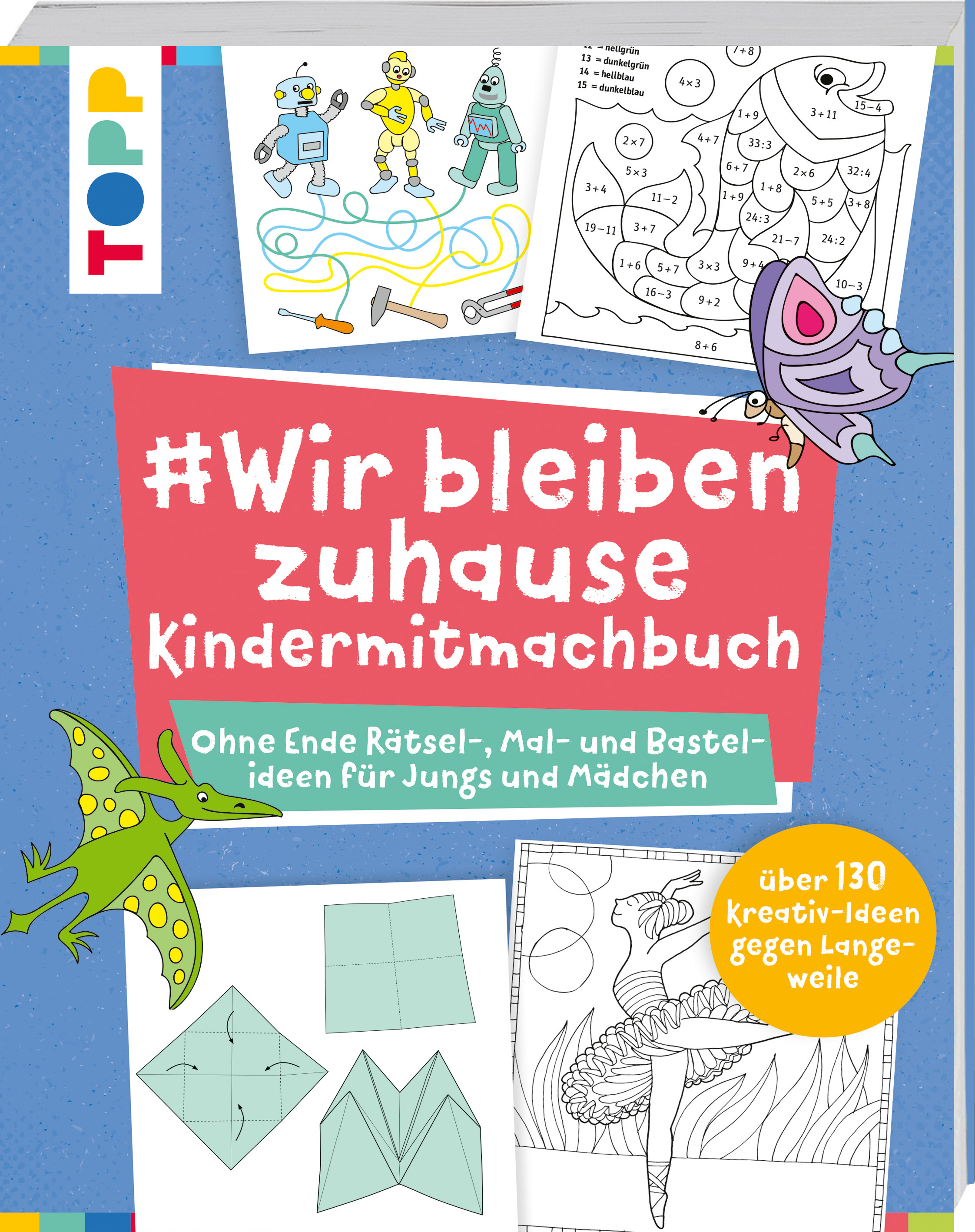 #Wir bleiben zuhause Kindermitmachbuch