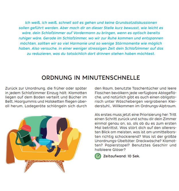 Schnell aufräumen in Minutenschnelle