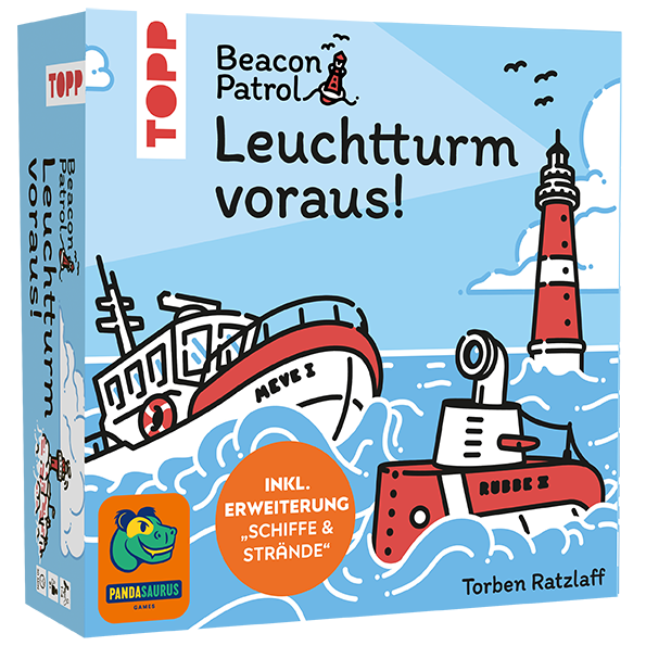 Leuchtturm voraus! Beacon Patrol (deutsche Ausgabe). Inkl. Erweiterung „Schiffe & Strände“