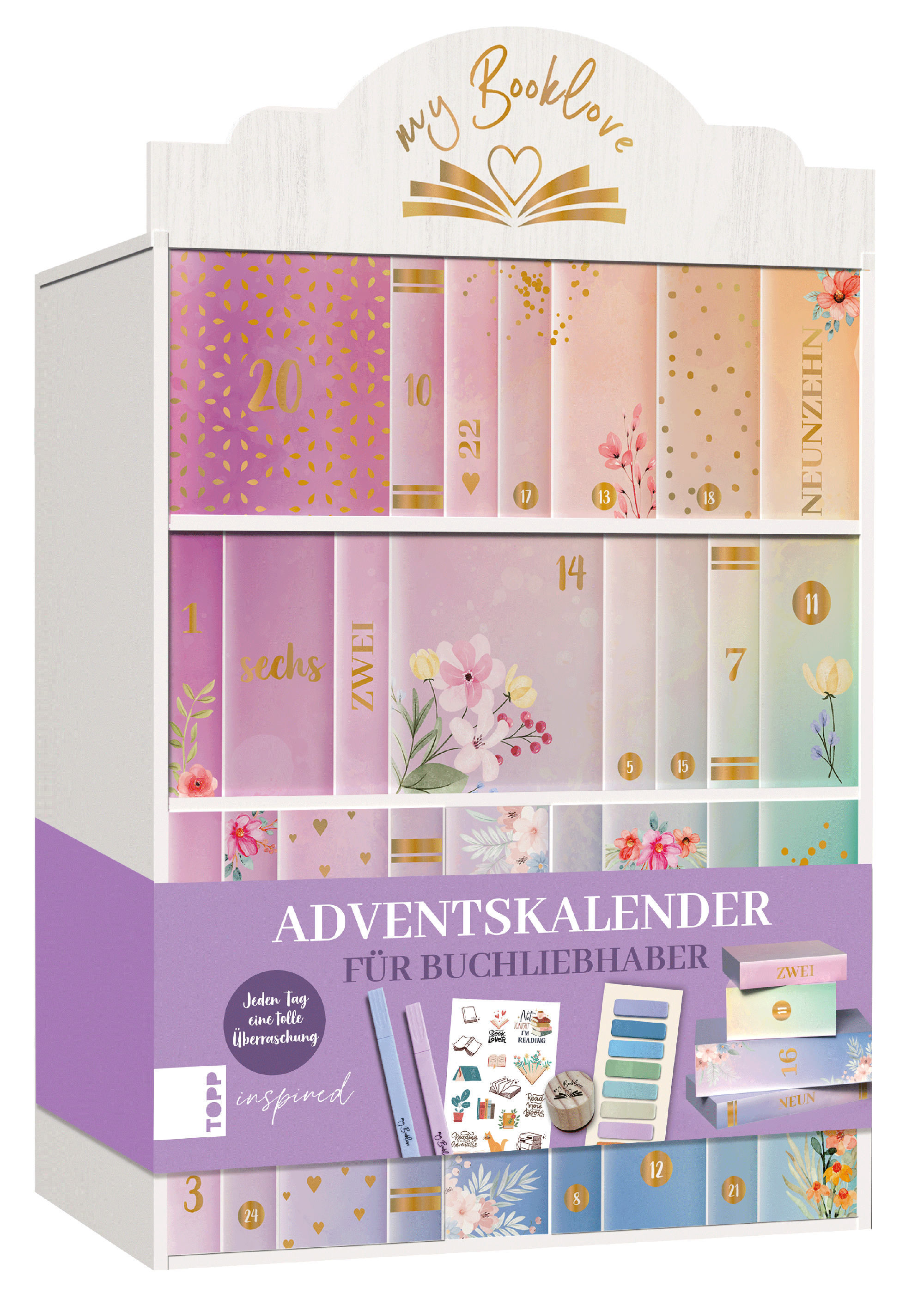 My Booklove Adventskalender - der einzigartige Adventskalender für Buchliebhaber