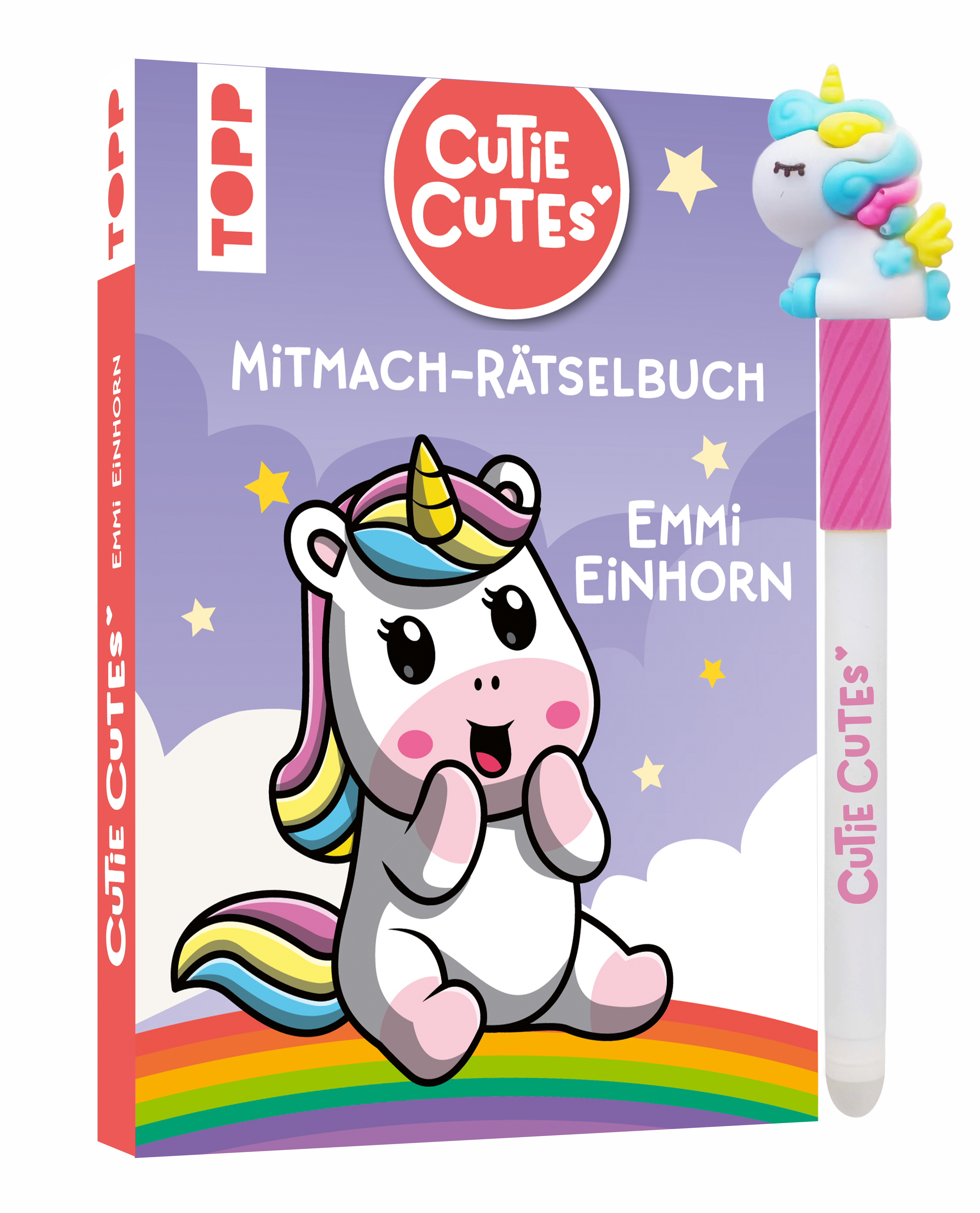 Cutie Cutes - Mitmach-Rätselbuch. Emmi Einhorn