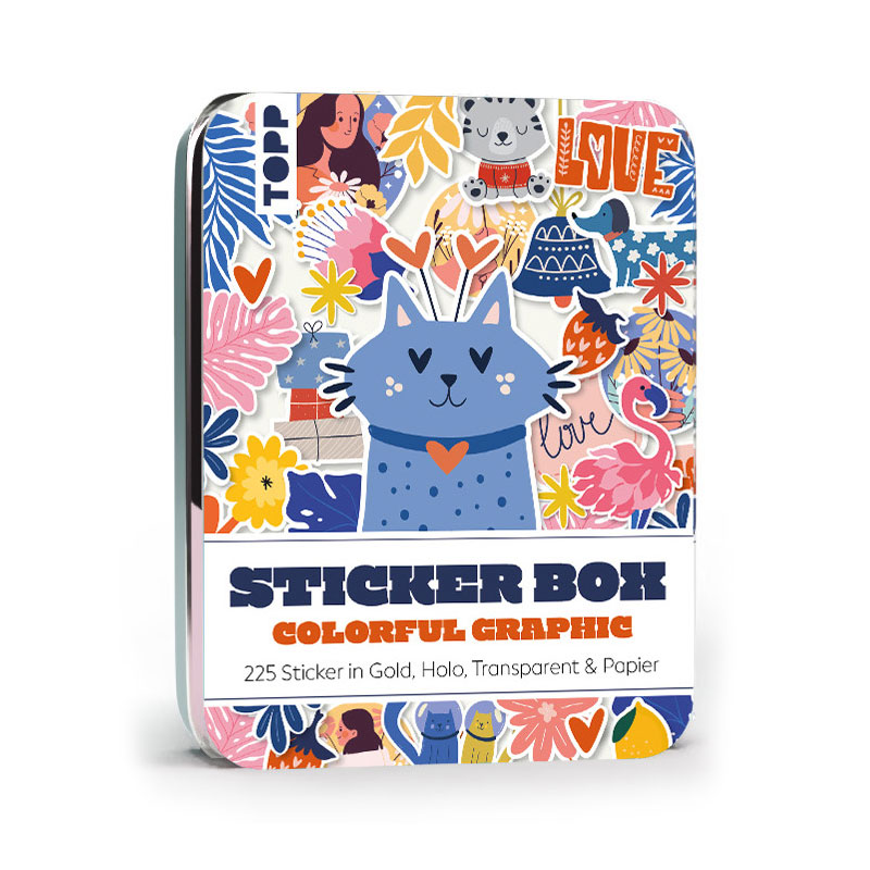 Sticker Box - Colorful Graphic