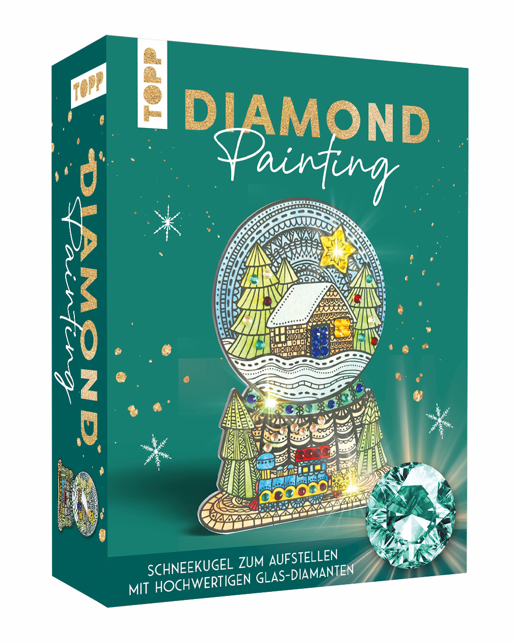 Diamond Painting Set Schneekugel