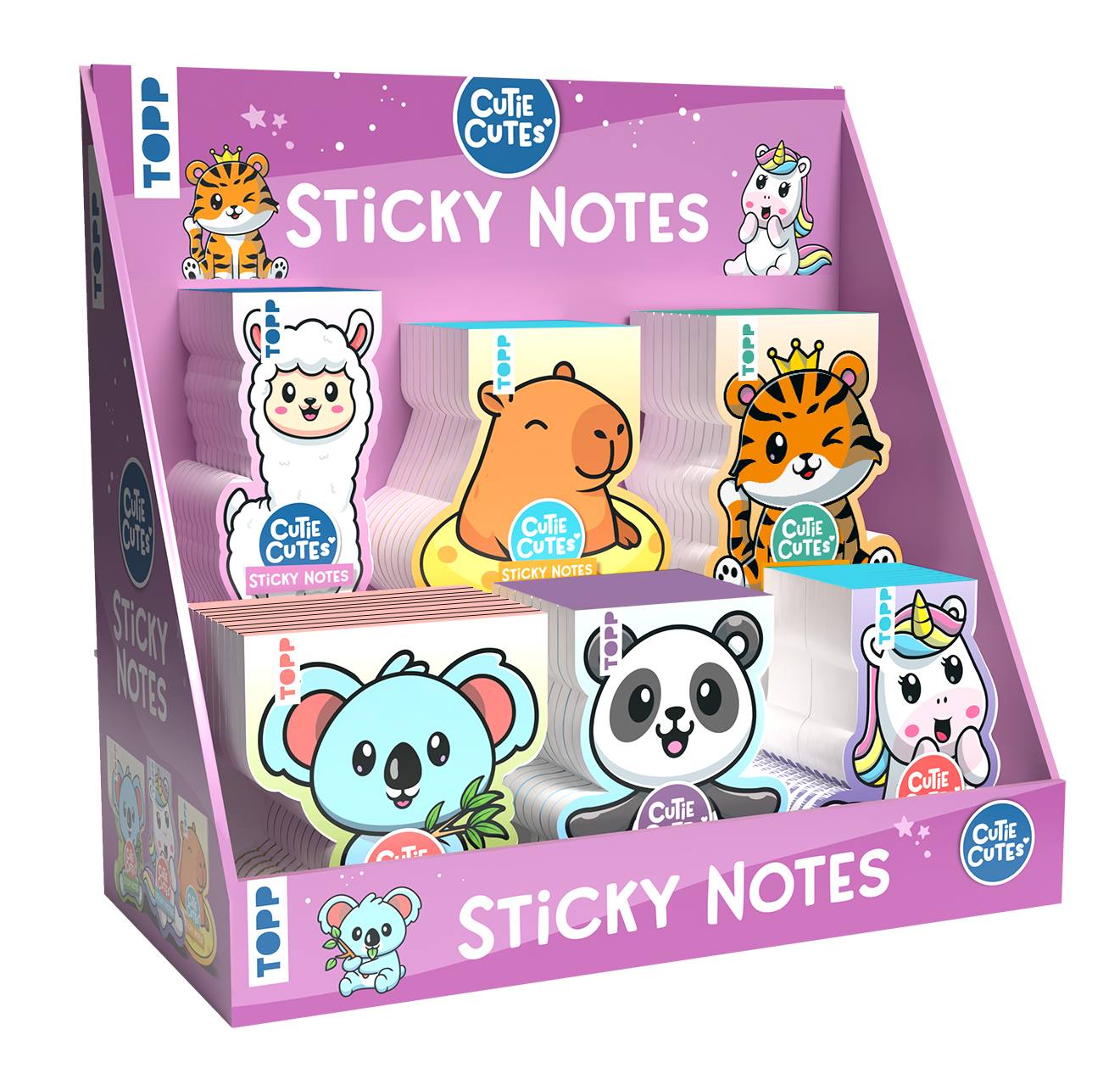 Cutie Cutes Stickynotes Display