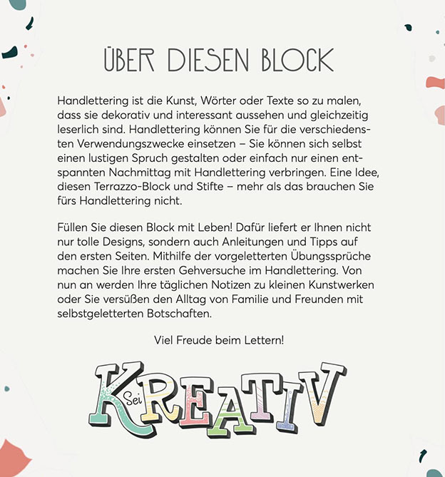 Vorwort über den Block
