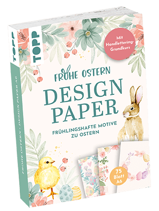 Design Paper Frohe Ostern A6