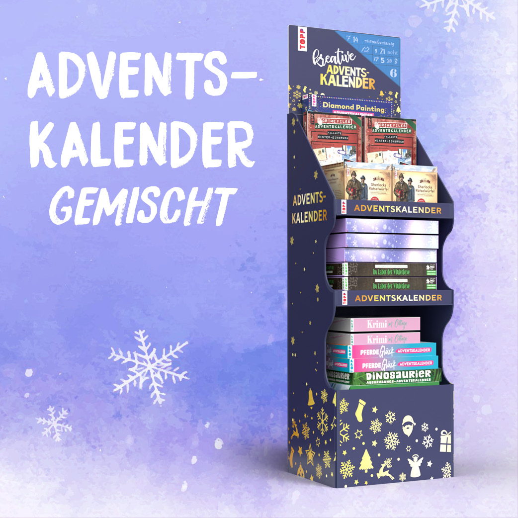 Display Adventskalender gemischt 