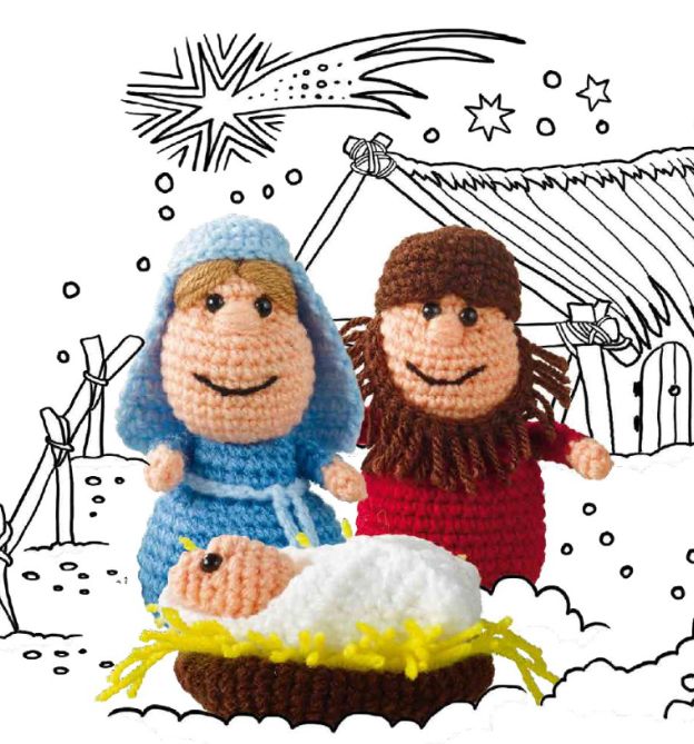 Wollowbies Adventskalender Maria und Josef