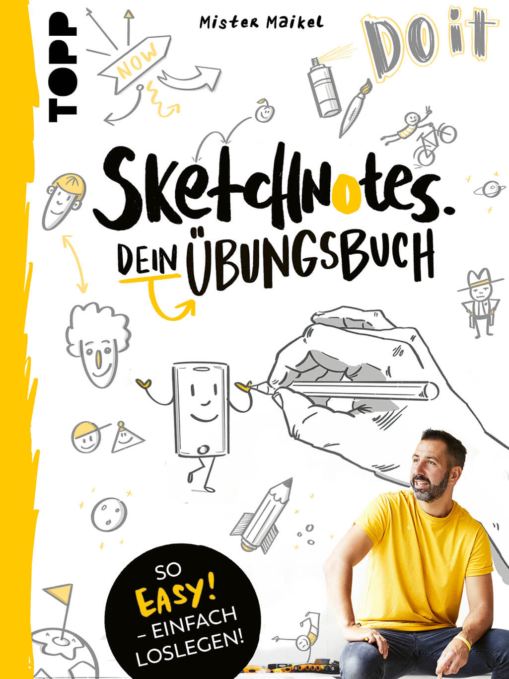 Sketchnotes üben mit Mister Maikels Übungsbuch