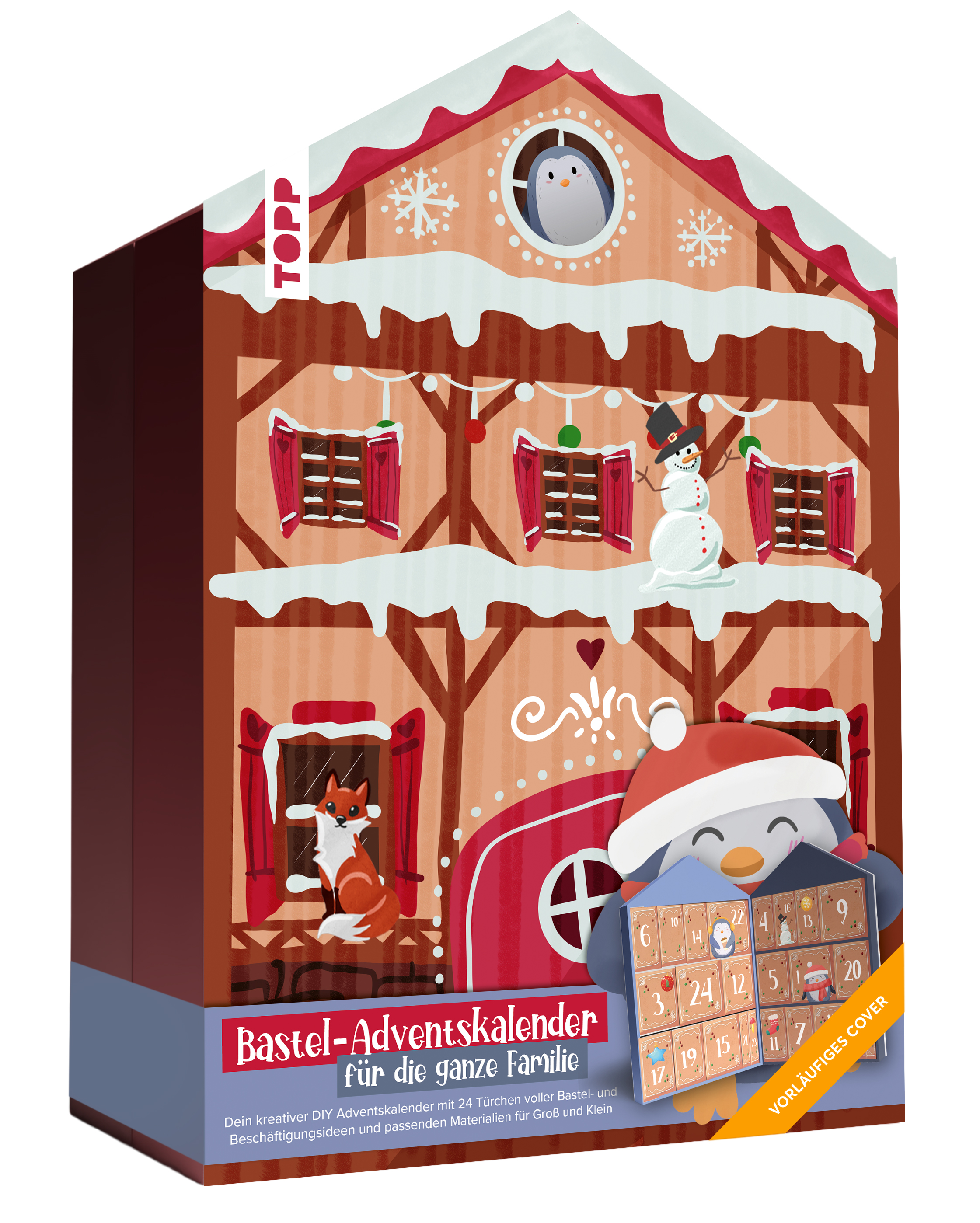 Bastel-Adventskalender für die ganze Familie - Dein kreativer DIY-Adventskalender mit 24 Türchen voller Bastel- und Beschäftigungsideen