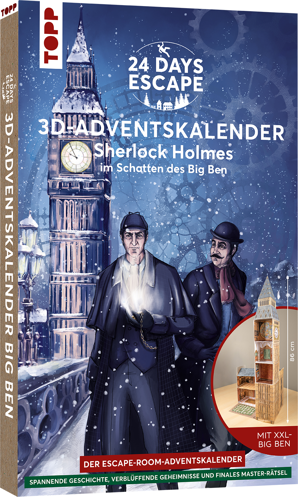 24 DAYS ESCAPE 3D-Adventskalender – Sherlock Holmes im Schatten des Big Ben