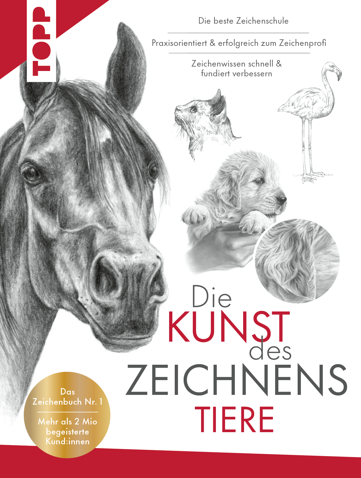 Die Kunst des Zeichnens Tiere