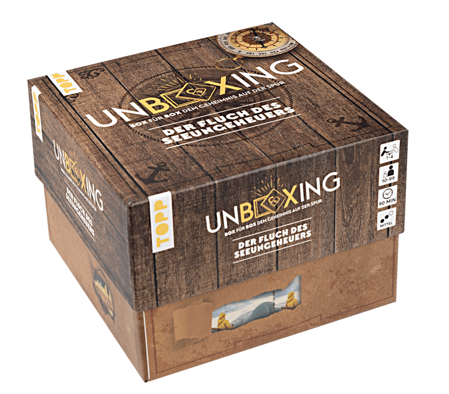 Verpackungsbox "Unboxing - der Fluch des Seeungheuers"