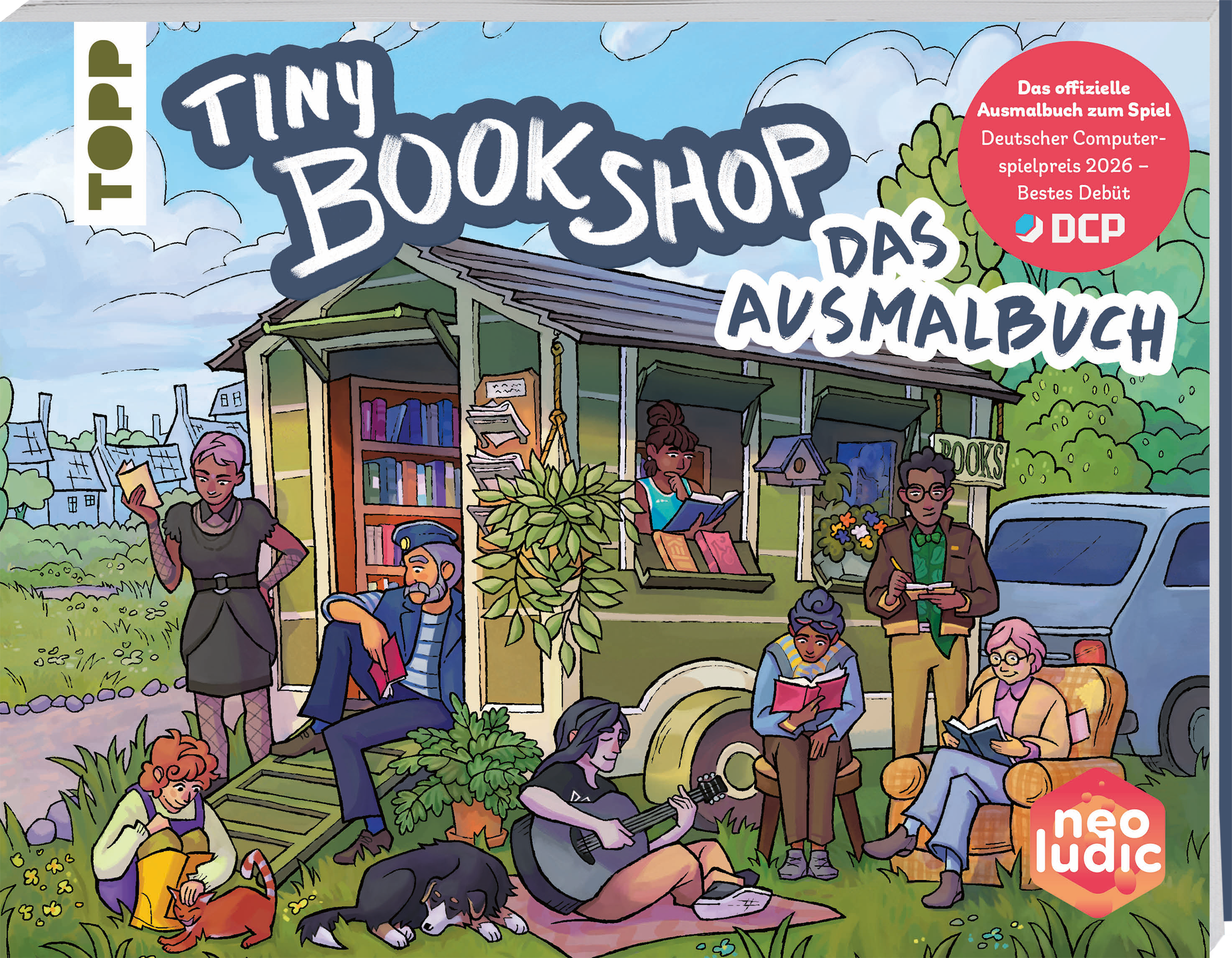 Tiny Bookshop - Das Ausmalbuch
