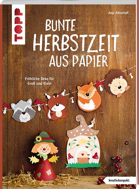 Bunte Herbstzeit aus Papier