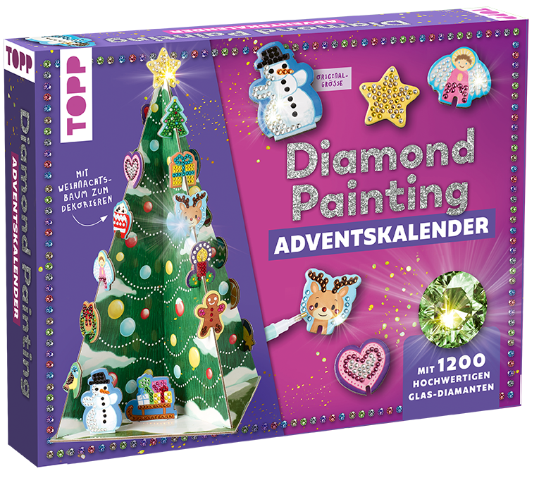 Weihnachtszauber - Der Diamond-Painting-Adventskalender
