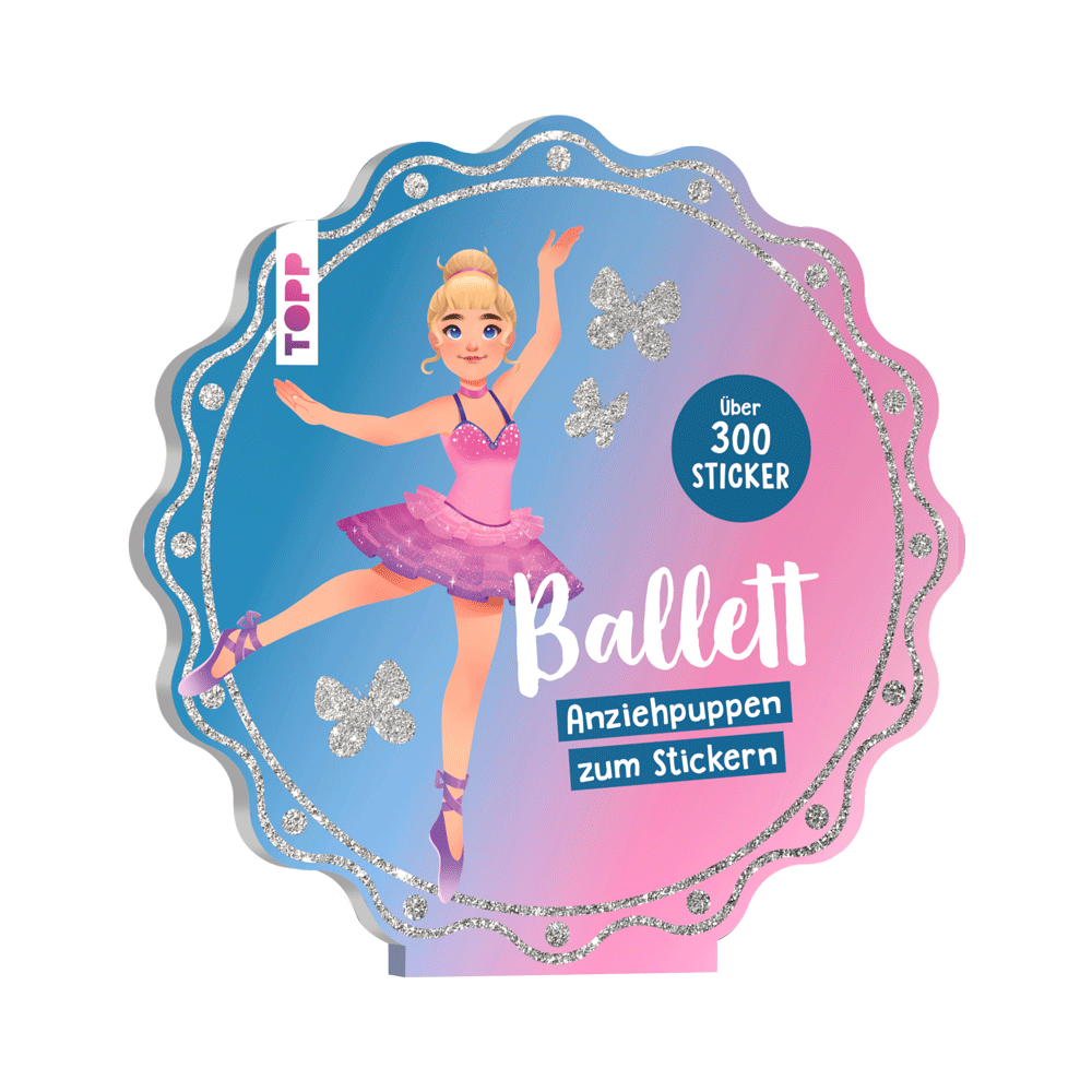 Stickerbuch: Anziehpuppen zum Stickern. Ballett