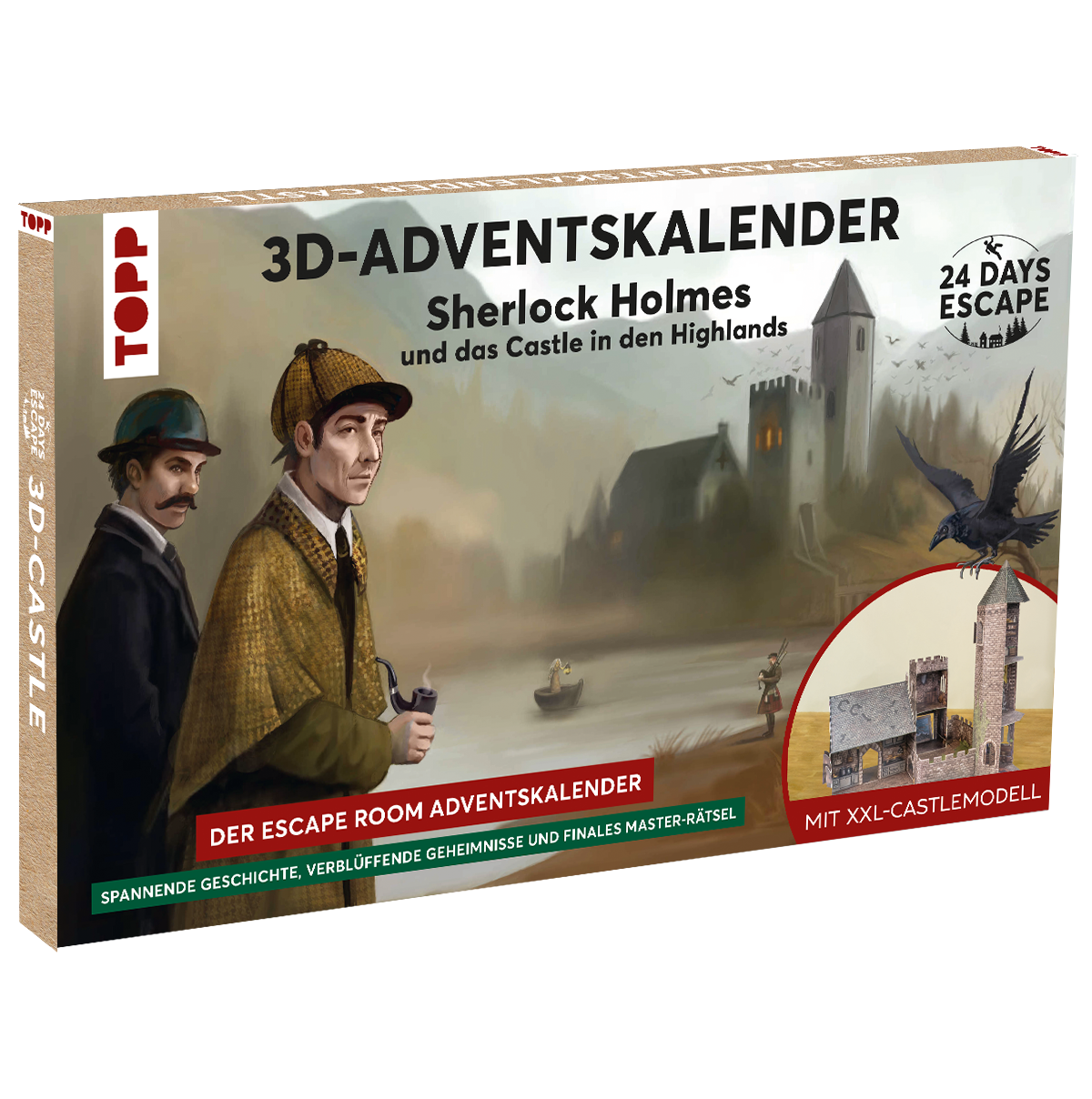 24 DAYS ESCAPE 3D-Adventskalender – Sherlock Holmes und das Castle in den Highlands