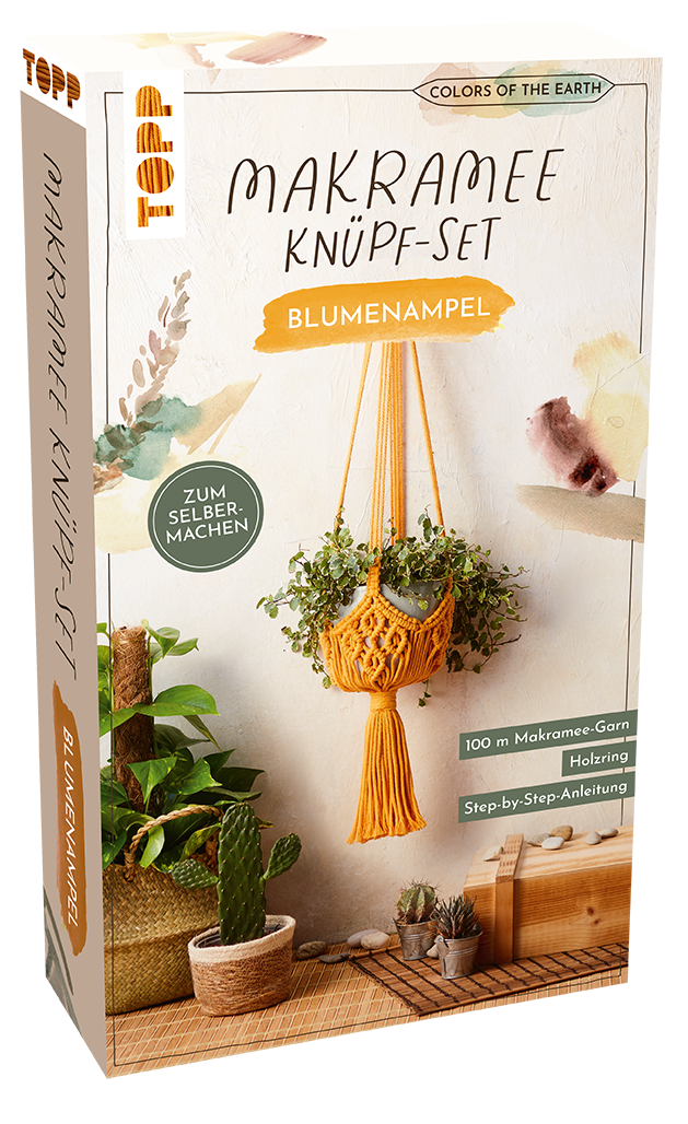 Makramee Knüpf-Set Blumenampel