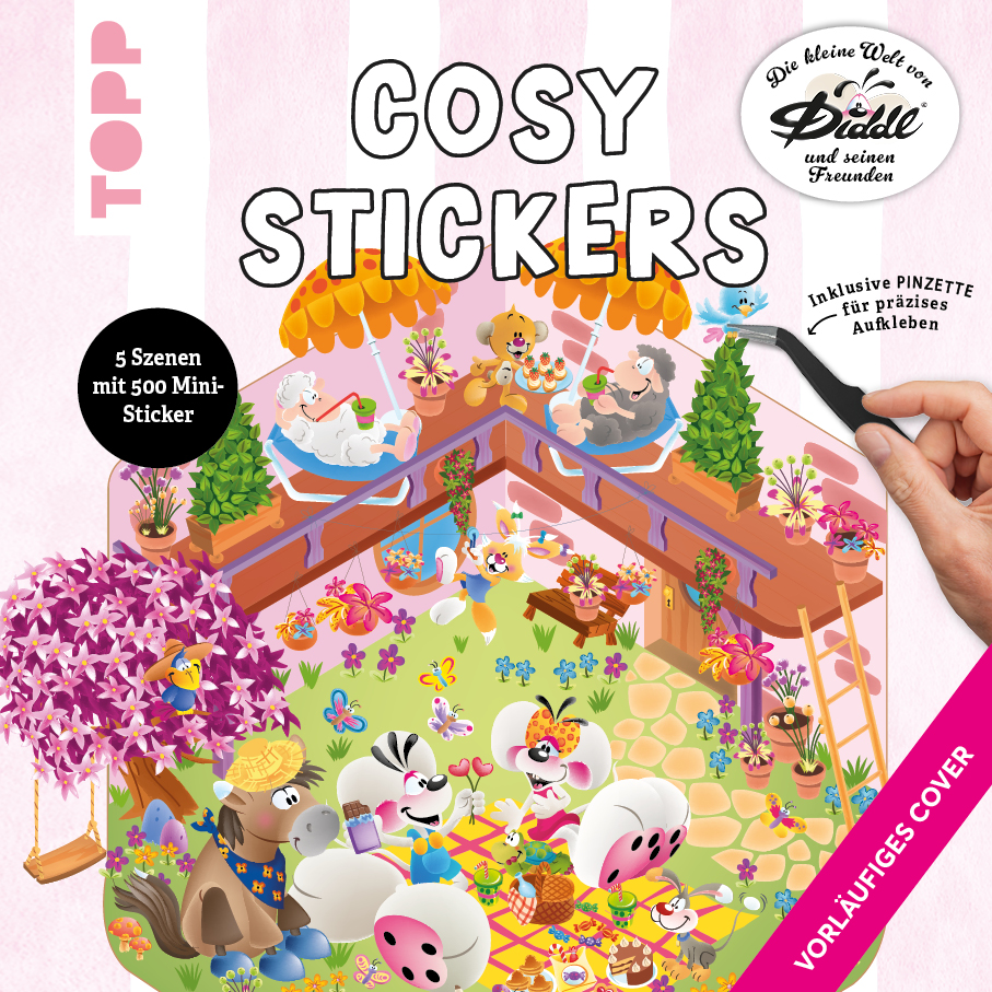 Die bunte Welt von DIDDL und seinen Freunden - Cosy Sticker