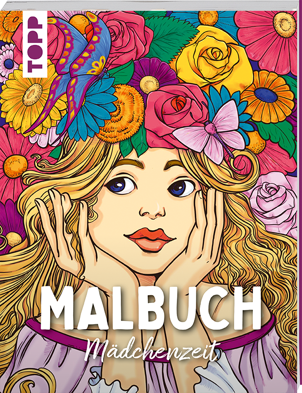 Malbuch Mädchenzeit