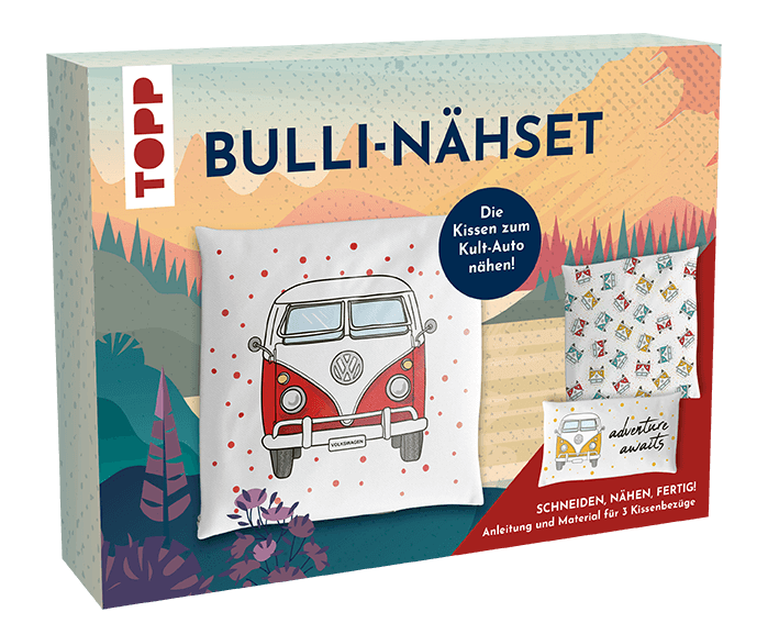 Nähset Kissenbezüge - VW T1 Bulli