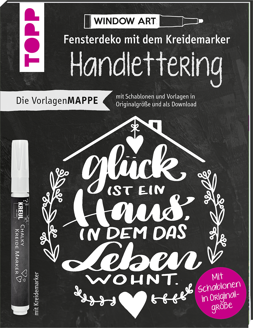 Vorlagenmappe Fensterdeko Handlettering