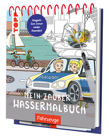 Mein Zauber-Wassermalbuch Fahrzeuge